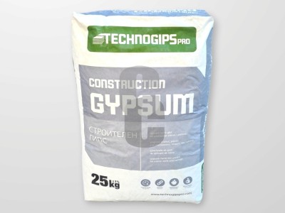 Гипс - 25кг. ТЕХНОГИПС